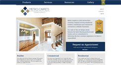 Desktop Screenshot of metrocarpets.com